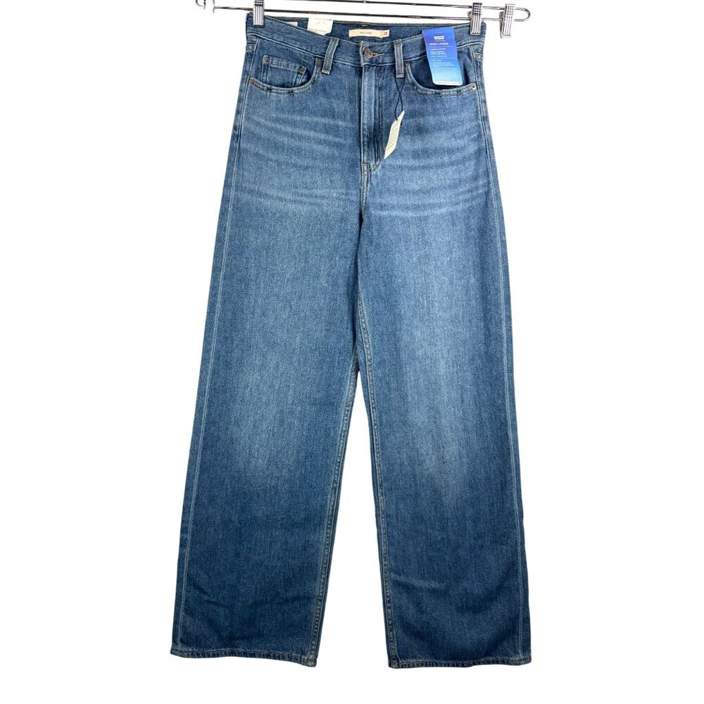 Levis performance High‎ Loose jeans chill tech light hemp 90s boho sz 28